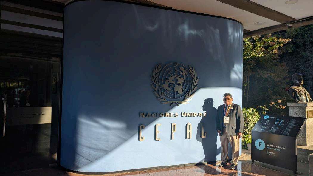 Rev. Santiago Flores at Naciones Unidas CEPAL